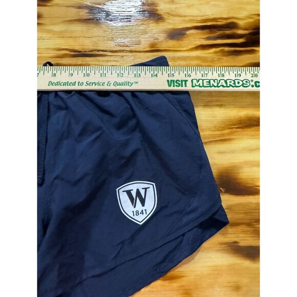 Under Armour Heat Gear Loose Shorts Women’s Size Med Blue Running Sporty Active - Picture 3 of 14